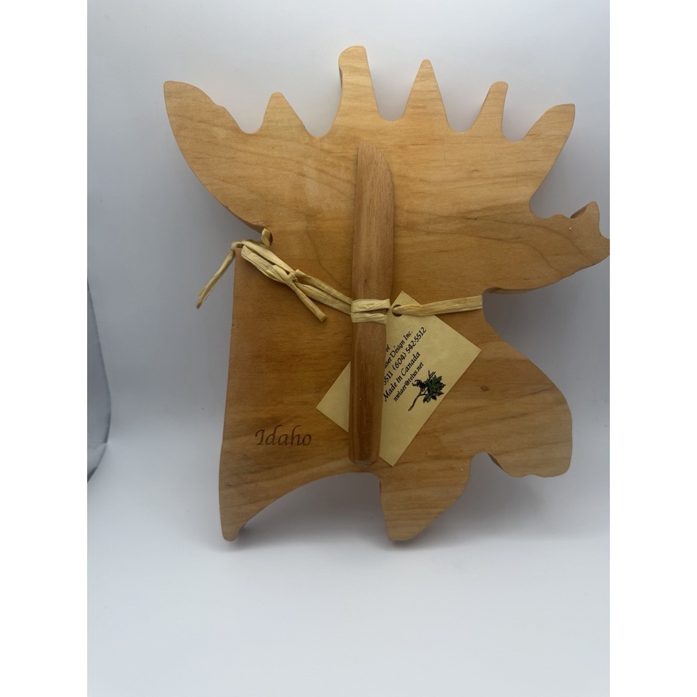 North West Laser Design Idaho Moose Wood Serving Board Cutting Board Canada